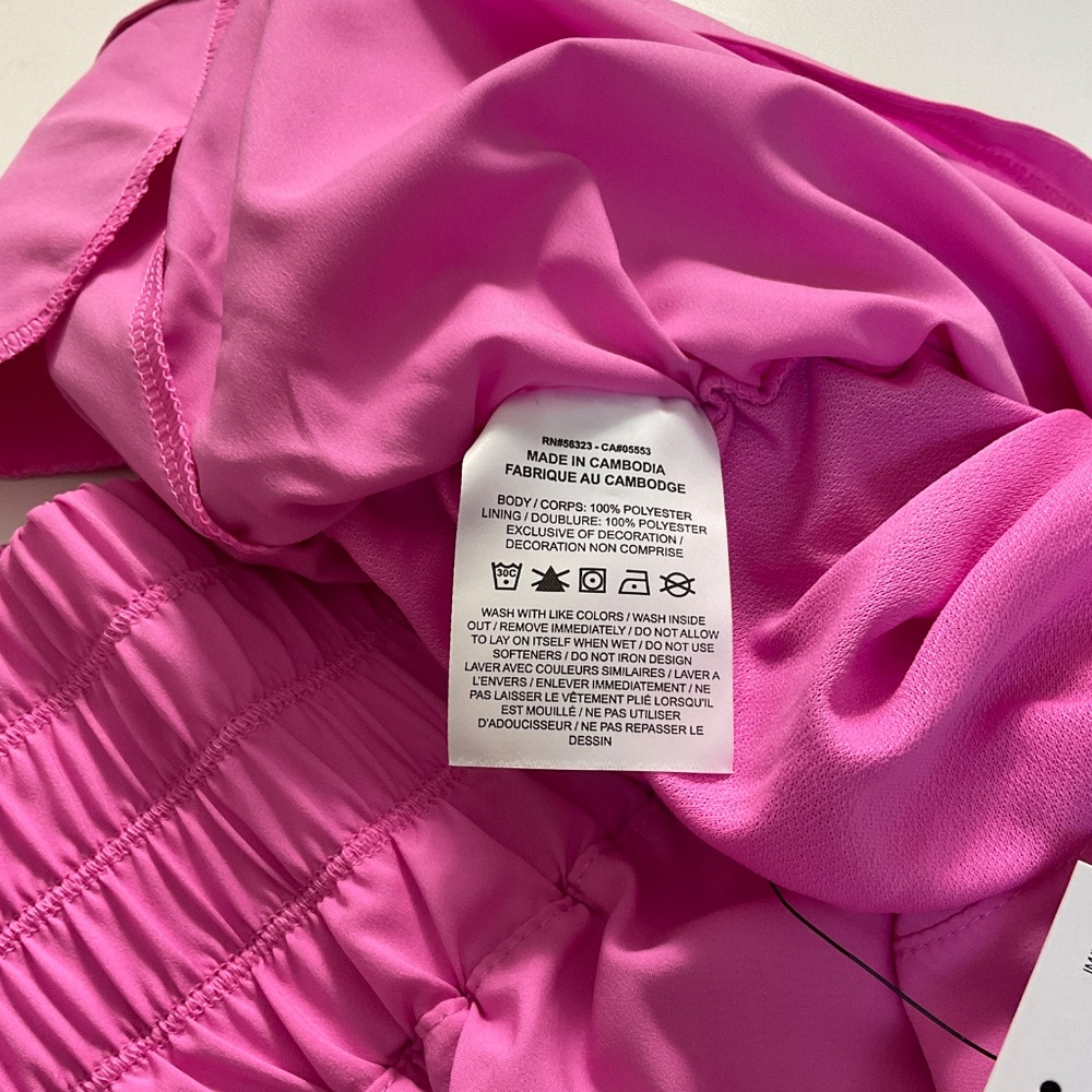 Nike Pink Athletic Shorts - High Waist - Picture 6 of 8